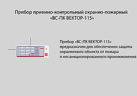 ВС-ПК ВЕКТОР-115, Прибор приемно-контрольный охранно-пожарный