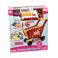 Boley Игровой набор "Супермаркет" - Касса с тележкой, 47 элементов