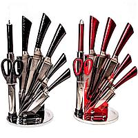Набор ножей из нержавеющей стали на подставке KITCHEN KING (8 предметов)