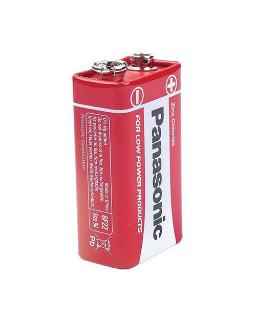 PANASONIC 6f22REL/1BPR Батарейка солевая Red Zinc крона (1 шт/уп)