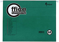 Папка подвесная для картотек Forpus А4+ (365*240мм), зеленый