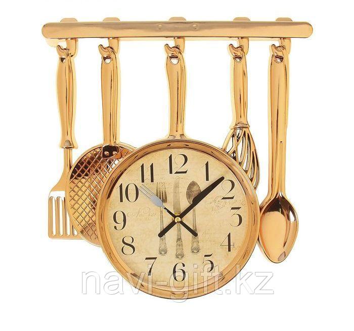 Часы настенные кухонные "Столовые приборы"