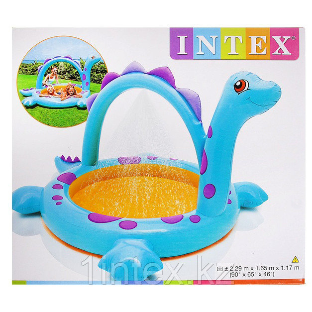 Надувной бассейн "Динозавр" Intex
