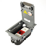 Лючок GES2U (универсальный) 3xModul45 (полиамид, серый) GES2 U 7011, фото 4