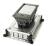 Лючок GES2U (универсальный) 3xModul45 (полиамид, серый) GES2 U 7011, фото 9