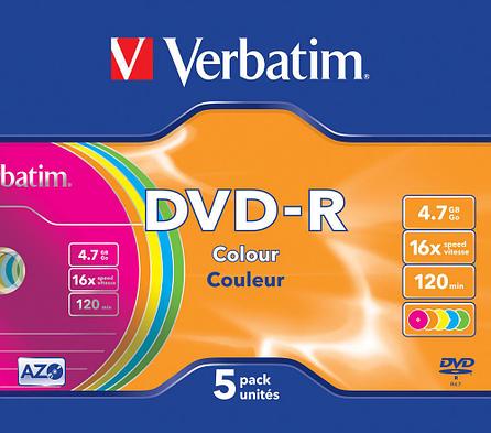 DVD-R 4.7GB Color Verbatim, фото 2