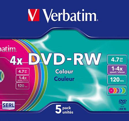 DVD-RW 4X 4.7GB Verbatim, фото 2