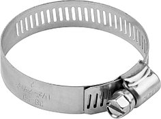 Хомуты ЗУБР "МАСТЕР" стальные с просечной лентой, ПЛ -12,7, 29-47мм  ***