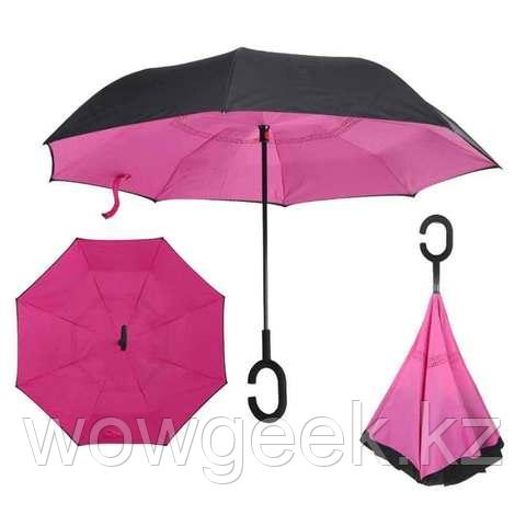 Чудо-зонт перевёртыш Автомобильный зонт - фото 1 - id-p45880561