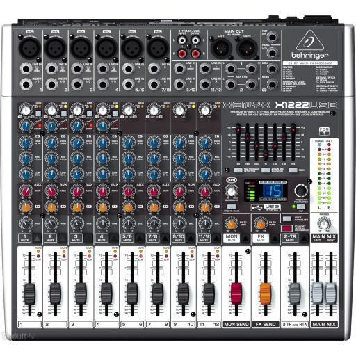 Микшер Behringer Xenyx X1222USB - фото 2 - id-p45881007