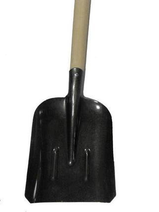 Лопата "Рельсовая сталь"  с черенком совковая, фото 2