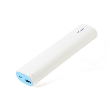 Портативное зарядное устройство Powerbank (пауэрбанк) Rapoo P100 Белый, фото 2