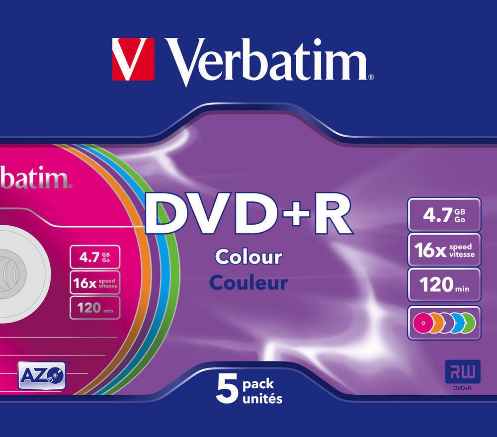 DVD+R 4.7GB Color Verbatim: продажа, цена в Алматы. Dvd, bd и cd диски от  "ТОО "Фирма Триада+"" - 45867219