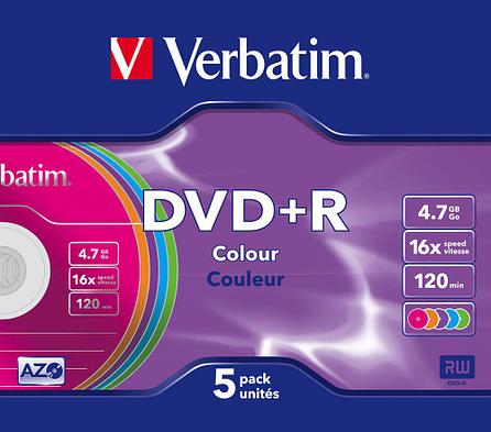 DVD+R  4.7GB Color Verbatim, фото 2