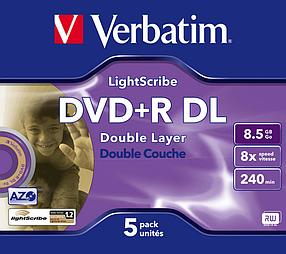 DVD+R 8.5GB Lightscribe Verbatim, фото 2