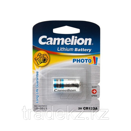 Батарейка CAMELION CR123A-BP1 - фото 1 - id-p45903081