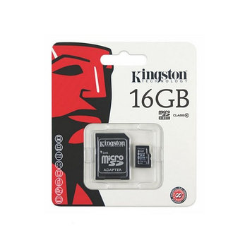 Карта памяти Kingston SDC10G2/16GB Class 10 16GB + адаптер для SD, фото 2