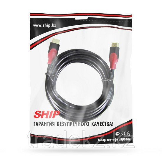 Интерфейсный кабель HDMI-HDMI SHIP SH6016-5P Пол. пакет - фото 2 - id-p45904354