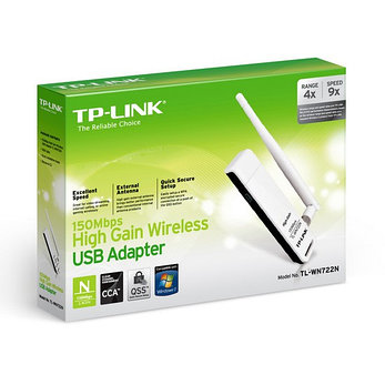 Беспроводной сетевой USB-адаптер TP-Link TL-WN722N, фото 2
