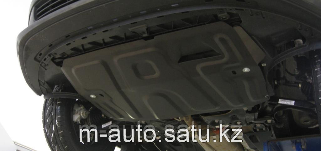 Защита картера двигателя и кпп на Hyundai Sonata/Хюндай Соната 2016-