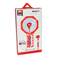 Наушники вакуумные JBL красные