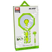 Наушники вакуумные JBL зеленые