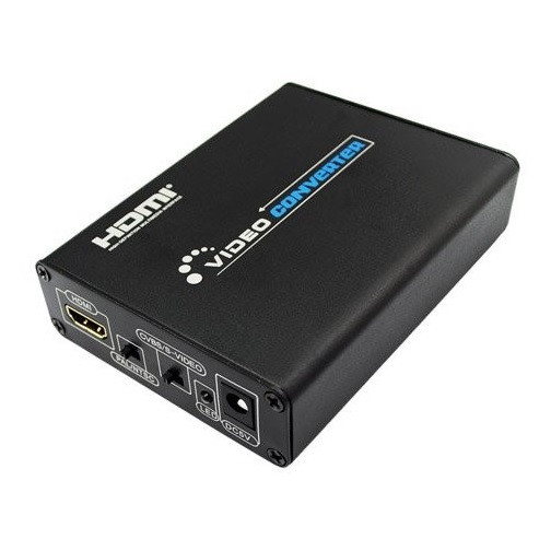 Конвертер HDMI сигнала либо на видео (RCA, композитный, video, тюльпан) либо на S-видео (S-video) выход, фото 1