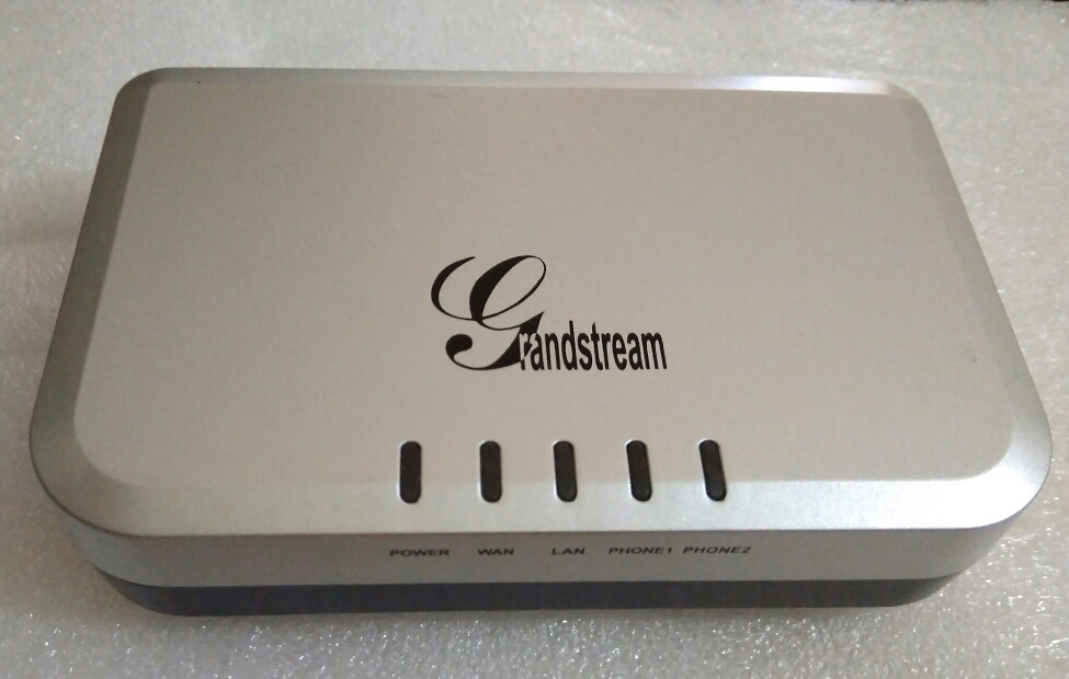 Телефонный адаптер для VoIP-телефонии Grandstream HT502 2FXS б/у - фото 1 - id-p45948674