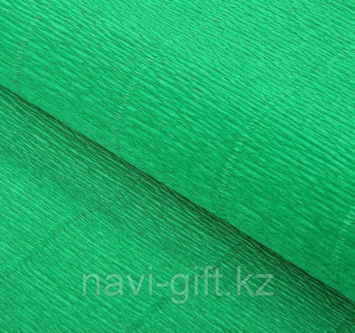 Итальянская Бумага гофрированная 563 зеленая, 50 см х 2,5 м - фото 1 - id-p45949210