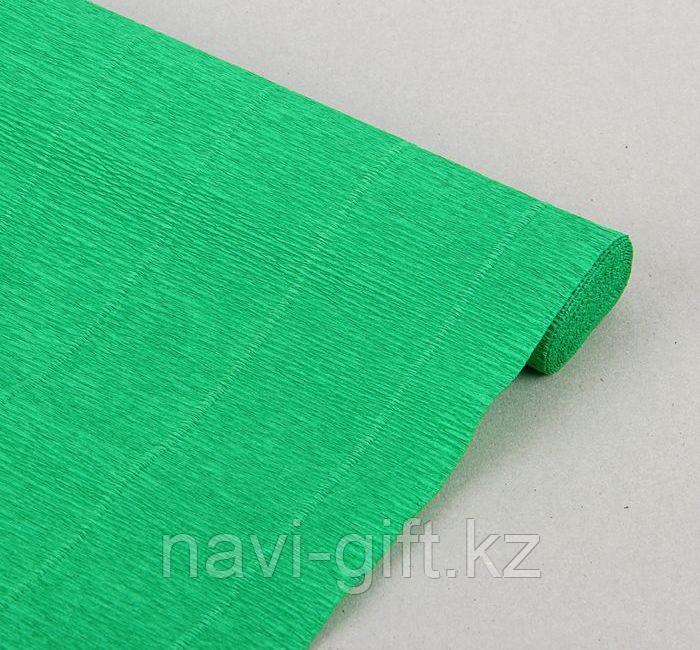 Итальянская Бумага гофрированная 563 зеленая, 50 см х 2,5 м - фото 2 - id-p45949210