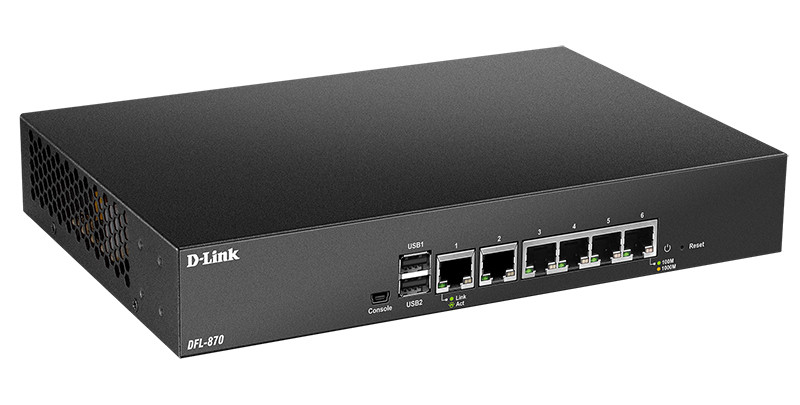 D-Link DFL-870 межсетевой экран гигабитный NetDefend с 6 настраиваемыми портами - фото 3 - id-p45957562
