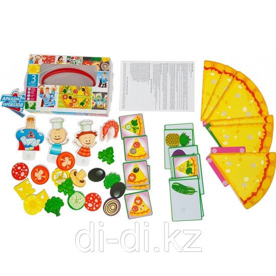 Pic`n Mix Игра настольная развивающая "Аркадий Паровозов" (Пицца)