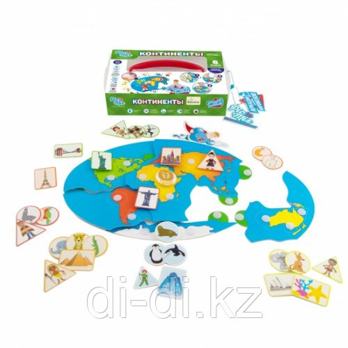 Pic`n Mix Игра настольная развивающая "Аркадий Паровозов" (Континенты)