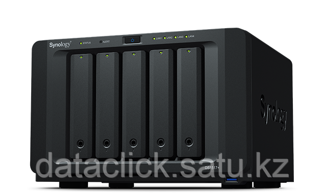 Synology DS1517+(2GB) 5xHDD NAS-сервер «All-in-1» (до 15-ти HDD два модуля DX517 до 150ТБ!!!)