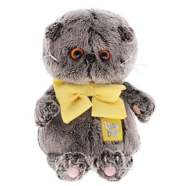 Мягкая игрушка Budi Basa "Кот Басик BABY в бантике" (20 см)