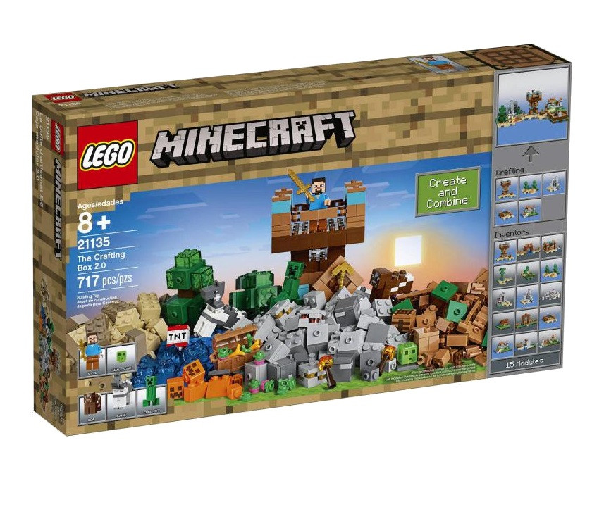 21135 Lego Minecraft Креативный набор 2.0 - 15 в 1, Лего Майнкрафт