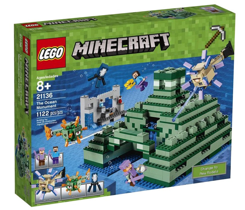 21136 Lego Minecraft Подводная крепость, Лего Майнкрафт