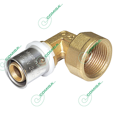 Угольник пресс с внутр. резьбой Comisa 16*1/2" (33мм.)