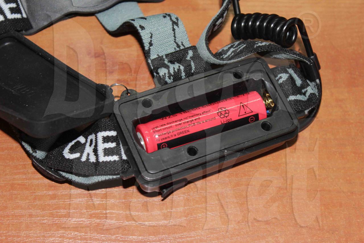 Фонарь налобный аккумуляторный CYZ-ZK-F11, светодиодный, 4.2В, 2000 Люмен - фото 3 - id-p45981208