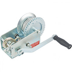 Лебедка шестеренчатая, тяга - 0,8 т, тросовая// MATRIX