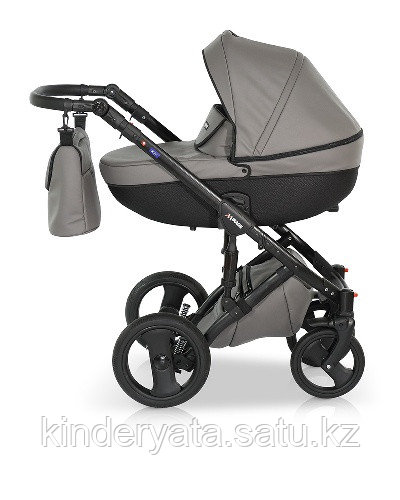 Детская коляска Verdi Mirage 3 в 1 Экокожа (2 ) grey