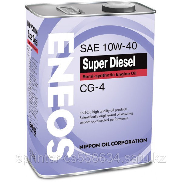Моторное масло ENEOS SUPER DIESEL 10w40 4 литра