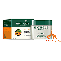 Скраб для лица Папайя Биотоик (Bio Papaya Revitalizing Tan Removal Scrub BIOTIQUE), 75 г.
