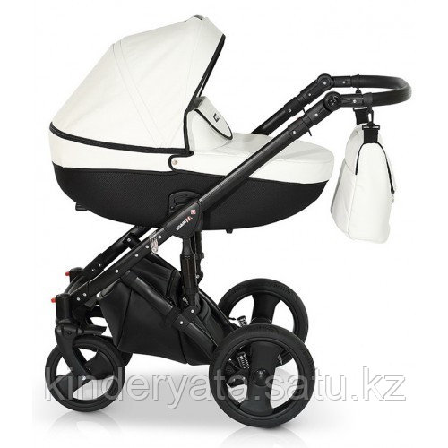 Детская коляска Verdi Mirage 3 в 1 Экокожа (6 ) white