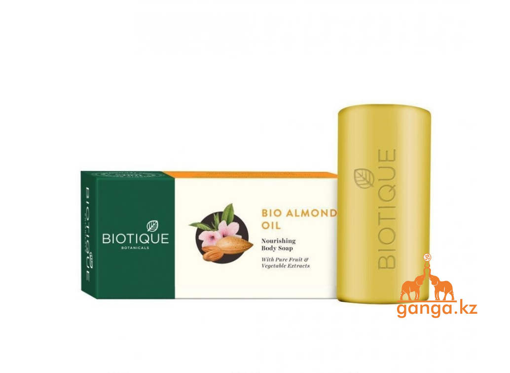 Питательное мыло для тела Био Миндальное масло (Bio Almond Oil Nourishing Body Soap BIOTIQUE), 150 г. - фото 1 - id-p44230270