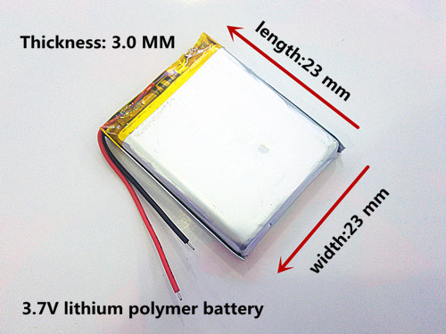 Аккумулятop 3,7v 100mAh 302323 для MP3 3х23х24