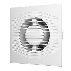 Вентилятор осевой вытяжной ЭРА SLIM 4C ф100 с обратным клапаном