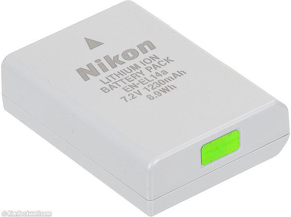 Аккумулятор Nikon EN-EL14a - фото 1 - id-p46027904