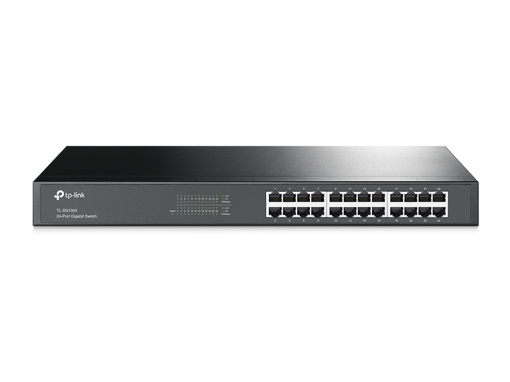 TP-Link TL-SG1024 24-портовый гигабитный монтируемый в стойку коммутатор