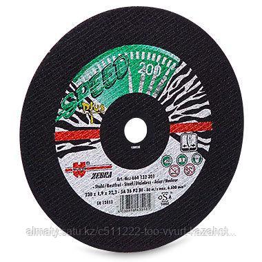 Отрезной круг 230X2,5Х22 ZEBRA SPEED для нерж. сталей